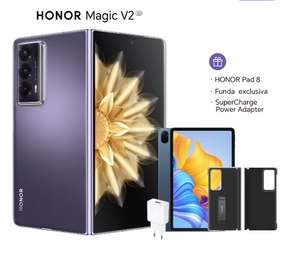 Honor MAGIC V2 + Tablet Honor PAD 8 + cargador 66W + funda Magic V2 case