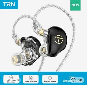 TRN-auriculares híbridos ST7 2DD + 5BA, cascos deportivos HIFI con cancelación de ruido