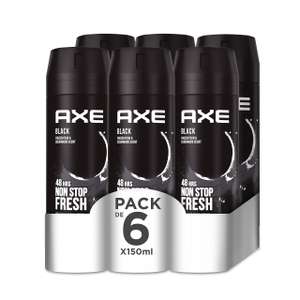 Axe Desodorante Bodyspray Black 150ml, pack de 6 unidades