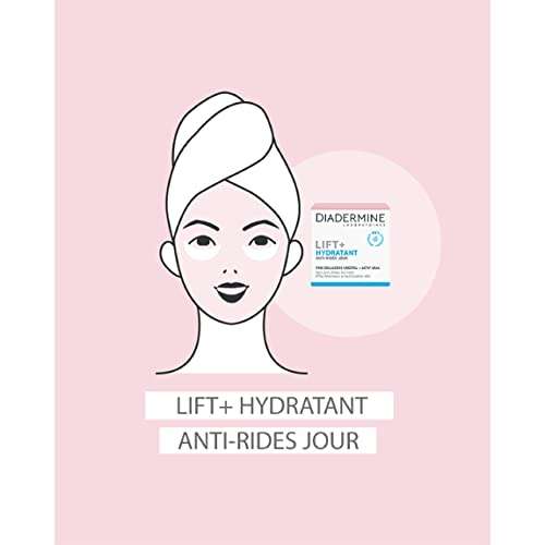 Diadermine – Lifting + Hidratante – Cuidado de día antiarrugas Ultra firmeza – 50 ml