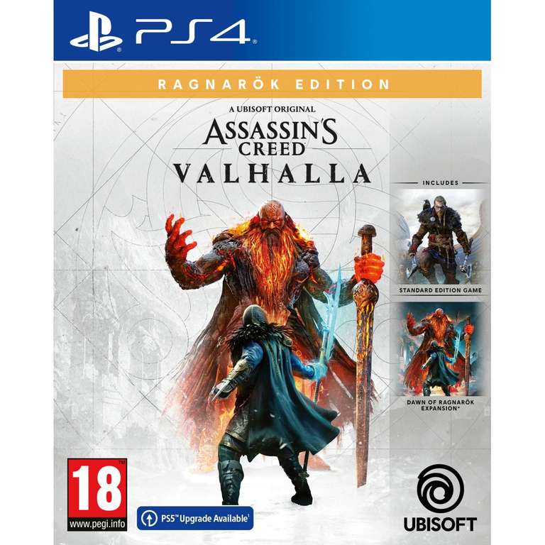 Assassin’s Creed Valhalla +DLC Ragnarök Double Pack Ps4
