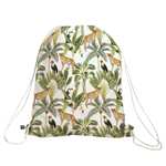 Nerthus FIH 838 mochila saco jungla con cierre de cuerda ideal para cole excursiones y deporte