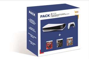 Pack Fnac consola PS5 Standard + Marvel's Spider-Man 2 + Assassin's Creed Mirage + GTA V