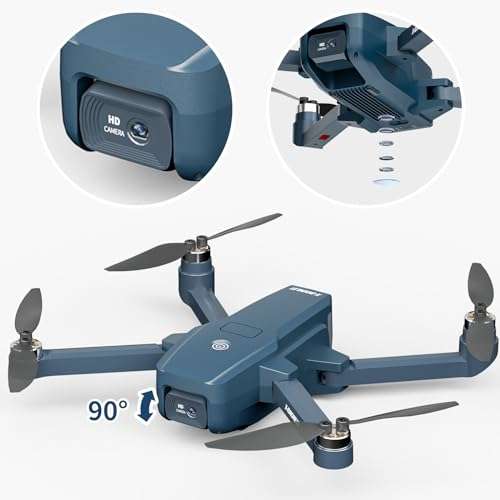 Mini Drones para Niños  Wipkviey T25 Dron con Camara 1080P para Plegable  para principiantes » Chollometro