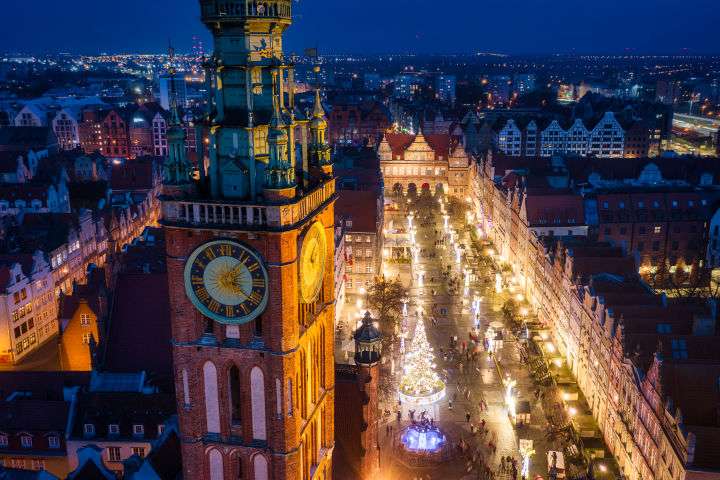 Escapada a los mercados de Navidad de Gdańsk : Viaje a los mercados navideños de Polonia con vuelos y 2 noches en hotel céntrico