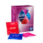 Durex Preservativos Surprise Mix, Mix Para Explorar Nuevas Sensaciones, 40 condones