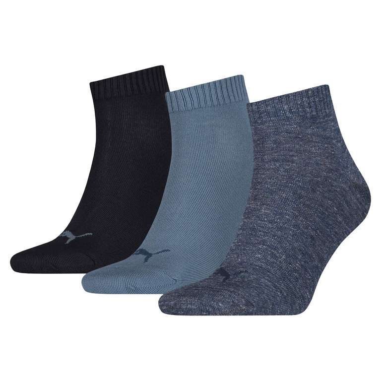 Pack de 3 pares de calcetines PUMA (tallas de 36 a 42 [talla 43-46 en descripción])