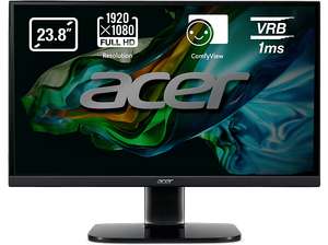 Monitor - Acer KA240YBI, 24" FHD, VA LED, 1 ms VRB, 75 Hz, 250 cd/m², VGA, AMD FreeSync,