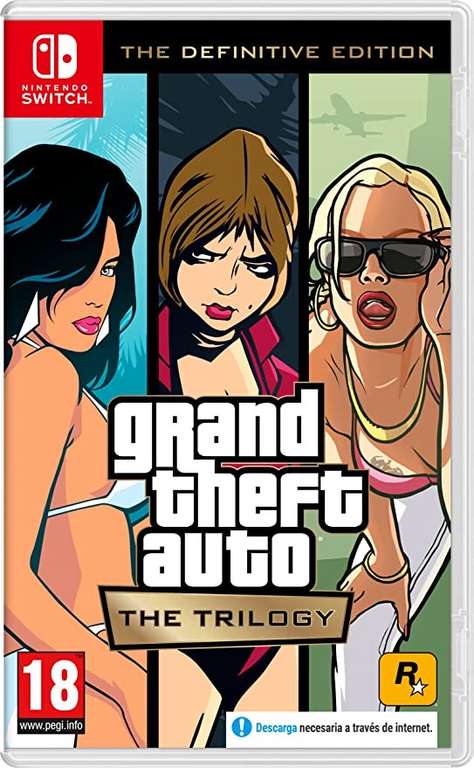 Grand Theft Auto: The Trilogy (GTA) - The Definitive Edition Nintendo Switch
