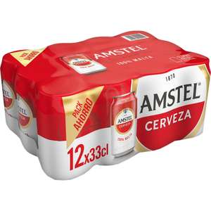 96 x AMSTEL cerveza rubia Premium 100% Malta 33 cl. [0,365€/lata] . Oferta del 21/09/2023 al 04/10/2023
