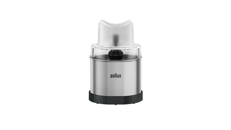 Braun MQ 60 Accesorio EasyClick Molinillo de café y especias para batidora de mano Braun MQ 3 y MQ 5, molinillo de 350 ml, acero inoxidable