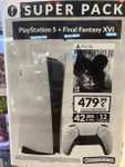 PS5 Lector de disco y Chasis C+ Juego (Formula Uno o Call of Duty o Finall Fantasy) en tienda Game.