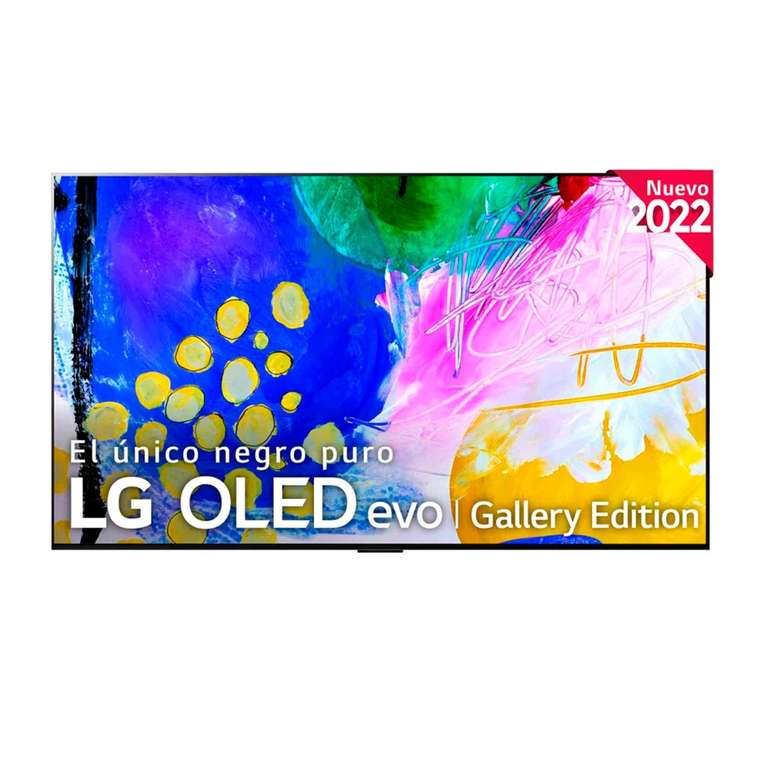 TV OLED - LG OLED77G26LA, 77 pulgadas, EVO Gallery, 4K a9 Gen 5 IA (2546€ con cashback de 400)