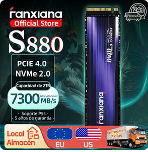 FANGXIANG Disco Duro SSD NVME 4.0 7400MB/S 4TB