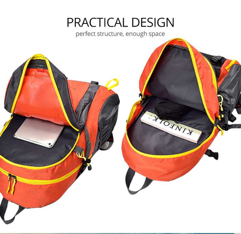 Mochila de escalada de viaje para hombre, morral de viaje impermeable de  35L » Chollometro