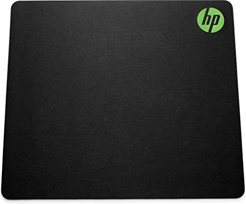 HP Pavilion 300 Alfombrilla de Ratón Gaming - (2mm de Grosor, Textura Antideshilachados, Rendimiento Óptimo), Color Negra y Verde (40x35)