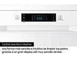 Lavavajillas - Samsung DW60M6050FW/EC, 14 cubiertos, 7 programas, 60 cm, Maxi Display, Blanco