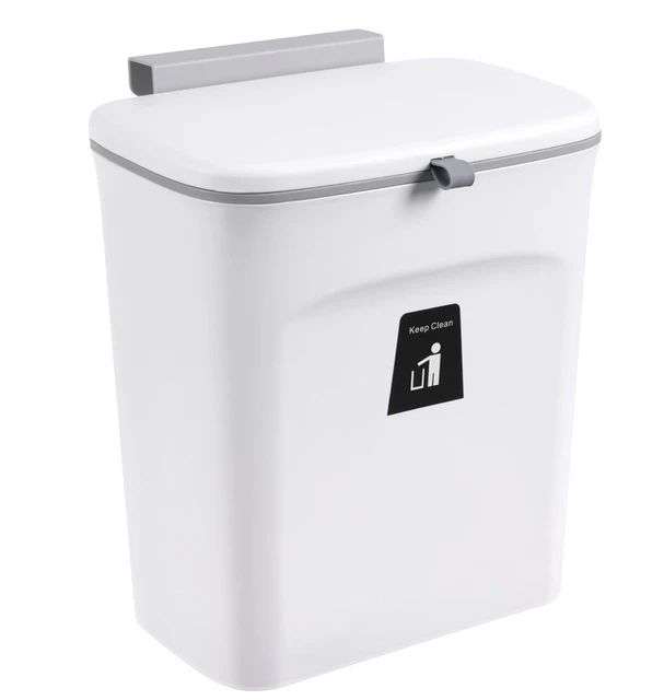 Cubo de basura colgante con tapa 7l (varios colores y más capacidad)