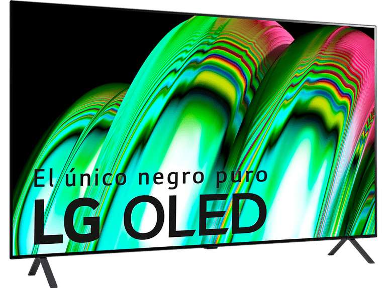 TV OLED 55" - LG OLED55A26LA, OLED 4K, Procesador α7 Gen5 AI Processor 4K, Smart TV, DVB-T2 (H.265), Negro