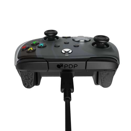 Mando Xbox con licencia oficial - PDP Rematch Xbox Wired, Radial Black, compatible con Xbox Series X|S, Xbox One y Windows