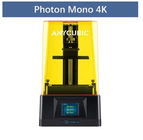 ANYCUBIC Photon Mono 4K Impresora 3D con pantalla monocromática de 6.23" LCD SLA Impresoras 3D de resina UV Impresión 3D rápida y precisa