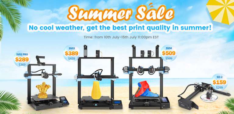 Ofertas de verano en impresoras 3D Sovol