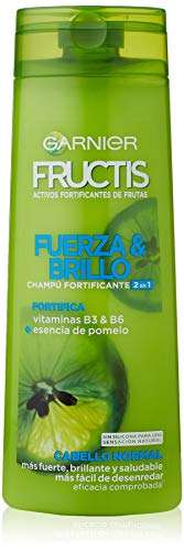 3x Garnier Fructis Fuerza y Brillo 2en1 Champú - 360 ml [2'28€/ud]