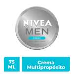 2X NIVEA MEN Fresh (75 ml), gel hidratante facial y corporal con menta acuática 100% natural, gel refrescante ligero y no graso (3'07€/ud)