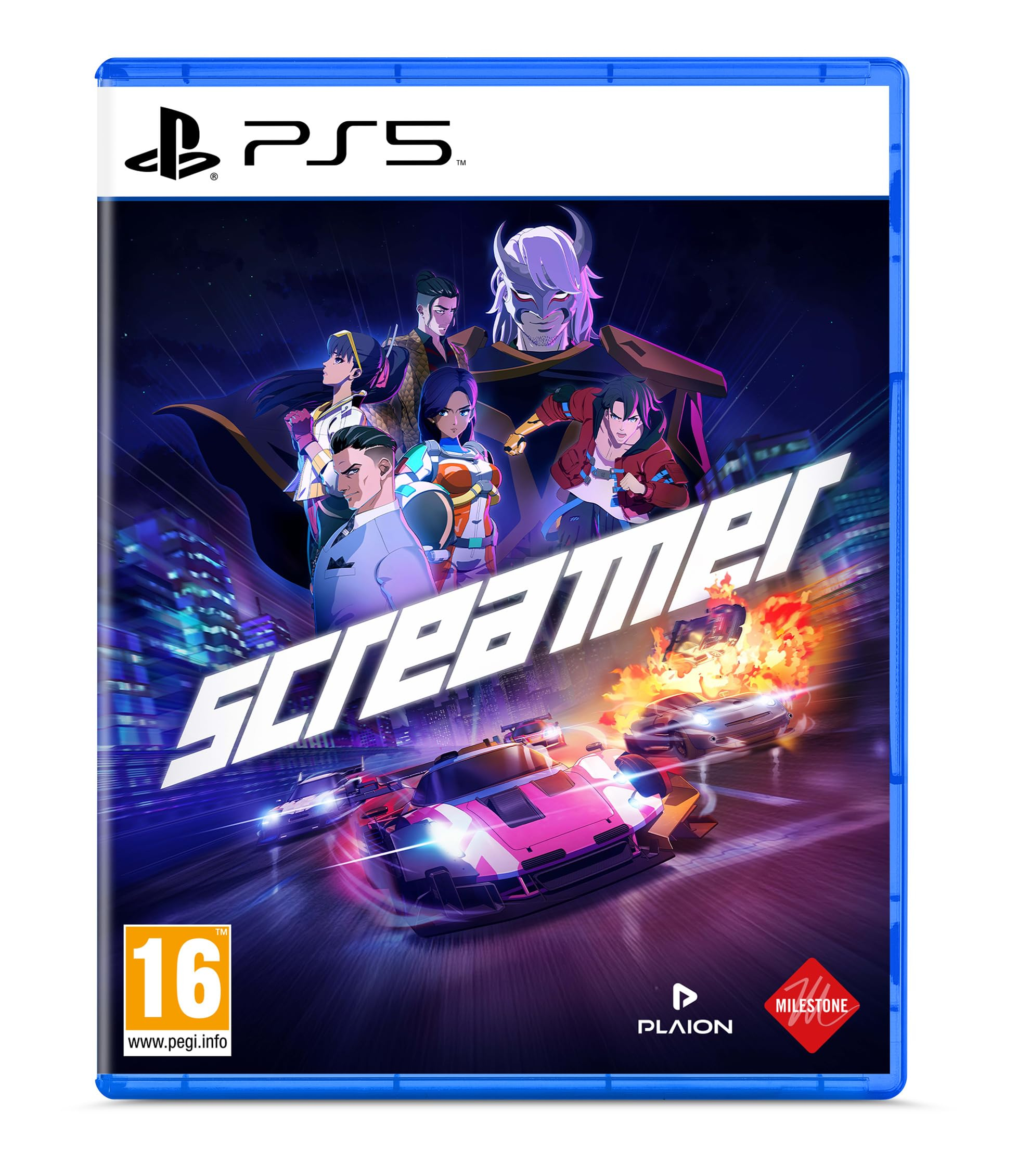 Juego Screamer para PS5 (Conducción Arcade, Carreras Retro, Edición Física)