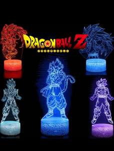 Lámpara LED efecto 3D Dragon Ball