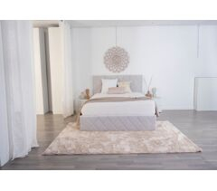 Cama abatible LUXURY II color gris claro 140x190cm - Gris Claro