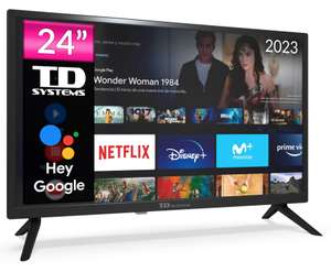 Smart TV 24 pulgadas HD Hey Google Official - TD Systems PRIME24X14S [90€ NUEVO USUARIO]