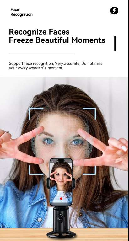 ESSAGER. Trípode de seguimiento automático de cara para grabarte y el te sigue.TIENDA OFICIAL