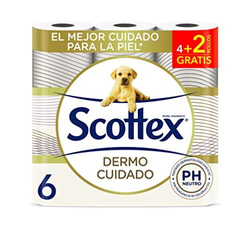 3x2 Scottex Dermo Cuidado Papel Higiénico 7'98 euros