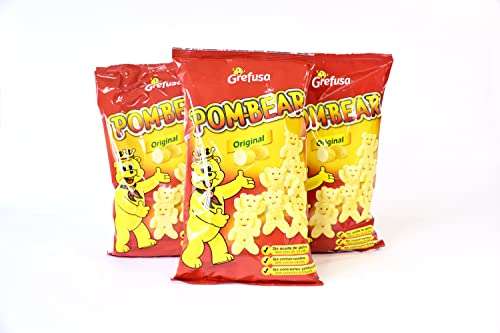 Una bolsa de snack de patata Pom-Bear GREFUSA (80g)
