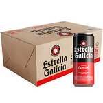 Estrella Galicia Especial - Cerveza Lager Especial, Pack de 24 Latas x 33 cl