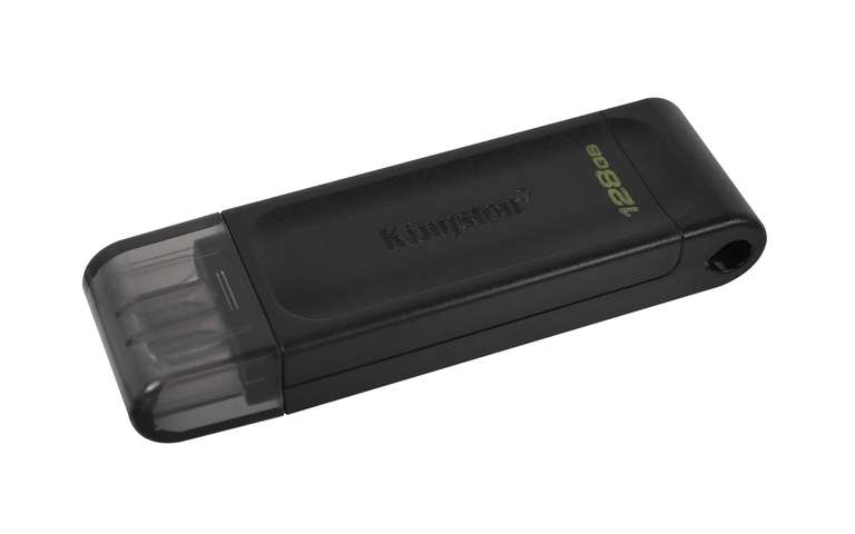 Kingston DataTraveler 70 - DT70/128GB Unidad Flash USB-C, Negro (256GB POR 13,99€)