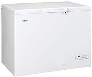 Haier HCE319F - Arcon Congelador Horizontal, Capacidad 310L, Ancho 110cm, Display digital, Interior de aluminio, Cierre con llave
