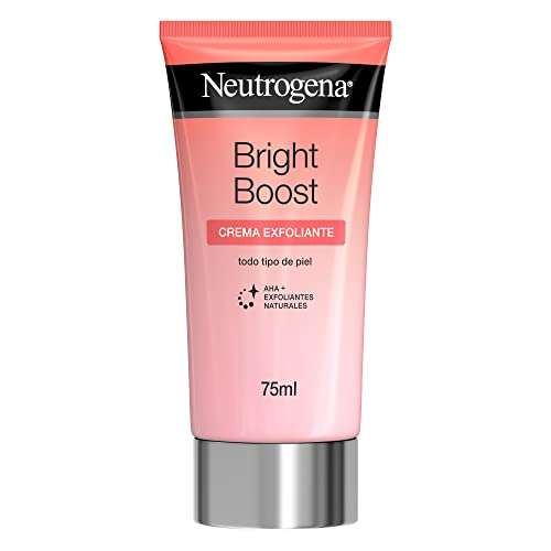 Neutrogena Bright Boost Crema Exfoliante, Preparación Facial, 75 ml