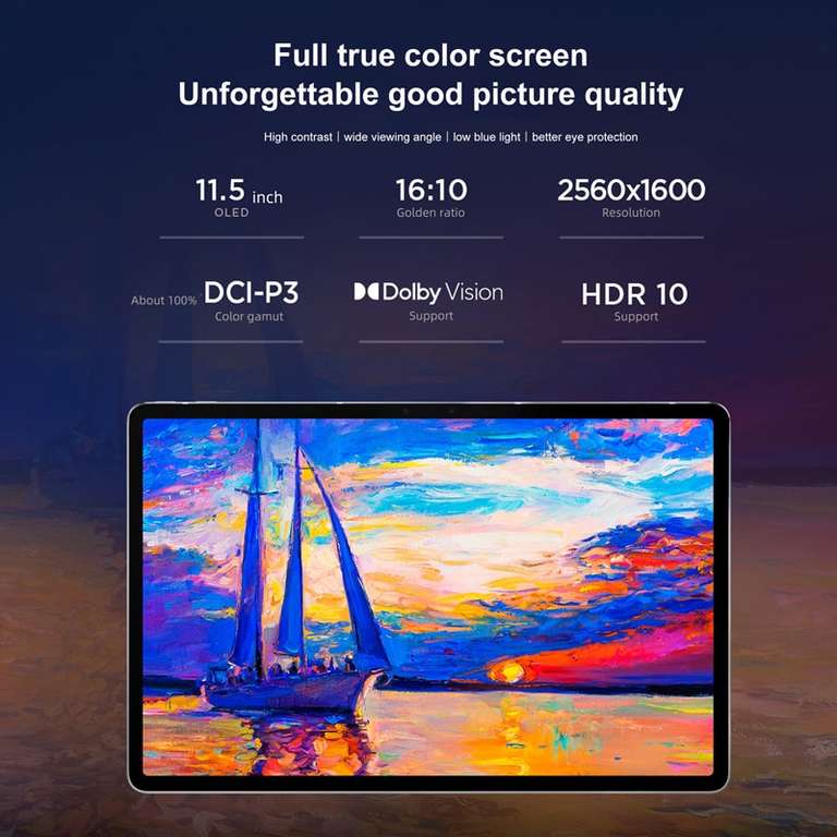 ENVIO ESPAÑA Lenovo Tab P11 Pro 2021 o Xiaoxin Pad Pro, ROM Global, pantalla OLED de 11,5" 90Hz 2.5K OLED, SG 870, 6 GB de RAM, 128 GB