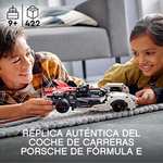 LEGO 42137 Technic Formula E Porsche 99X, Coche Eléctrico de Juguete, Set Interactivo con App, Regalo de Cumpleaños Niños y Niñas 9 años