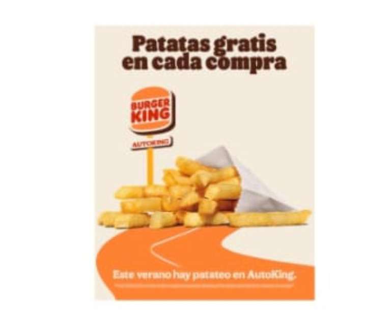 Patatas gratis por autoking en compras superiores a 3€