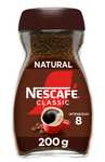 Nescafé Classic Natural, Instantáneo, 200g. (Si compras 4 x 6,045€ unidad).