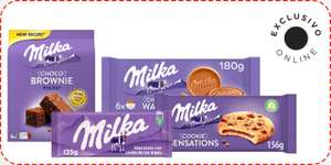 4€ de descuento por compra superior a 15€ en selección de chocolate y galletas Milka