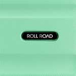 Roll Road Flex Maleta de Cabina Verde 38x55x20 cms Rígida ABS Cierre combinación (Mediana 49€, Grande 55€)