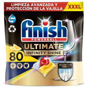 80x Pastillas Finish Powerball Ultimate Infinity Shine [8,39€ NUEVO USUARIO] [AMAZON IGUALA]