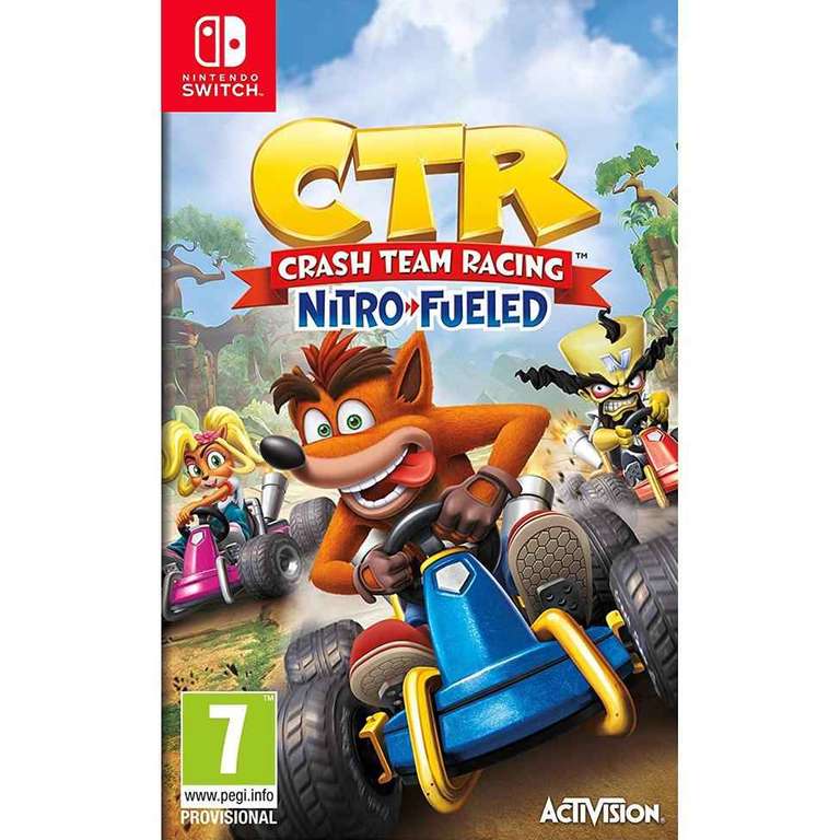 Crash team racing nitro-fueled, juego para nintendo switch