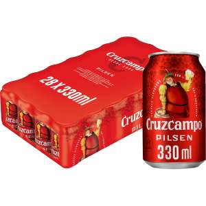 56 latas Cerveza CRUZCAMPO 33CL (0.473€/u)