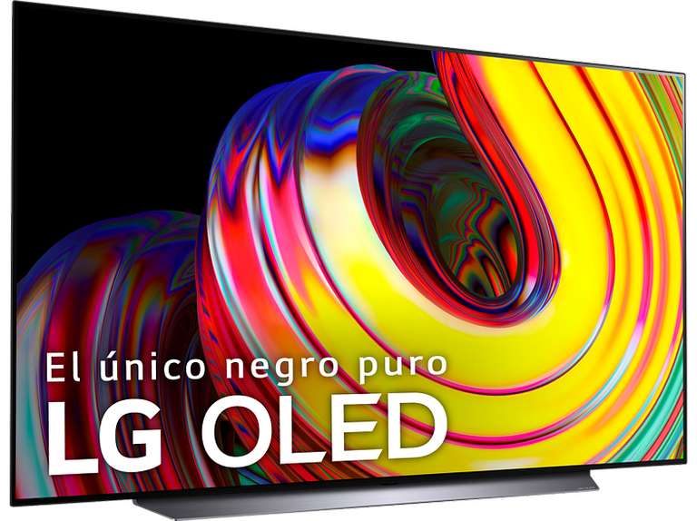 TV OLED 65" - LG OLED65CS6LA, UHD 4K, α9 Gen5 AI Processor 4K, Smart TV, DVB-T2 (H.265), Plata