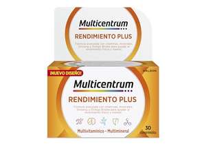 Multicentrum Plus Complemento Multivitamínico y Multimineral Con Ginseng y Ginkgo biloba Para Adultos 30 comprimidos